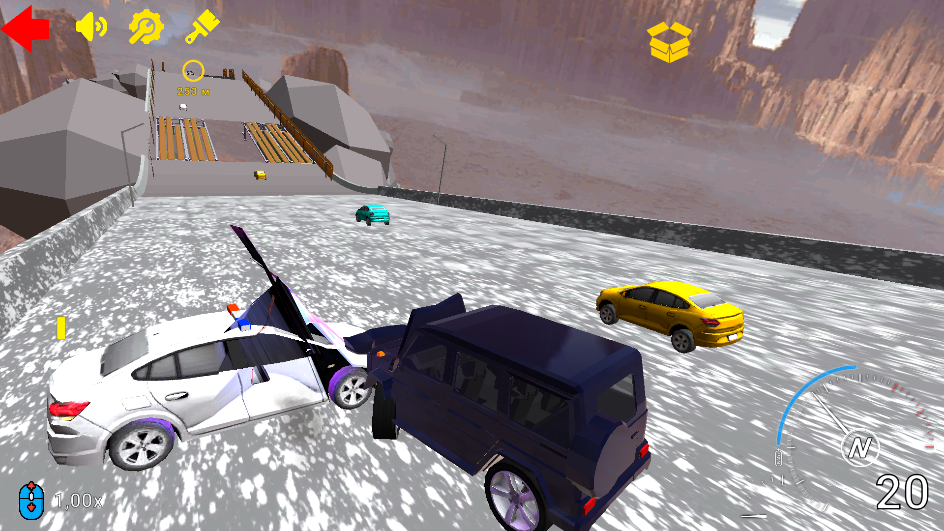 Авто Песочница: Безумный Спуск — screenshot 15