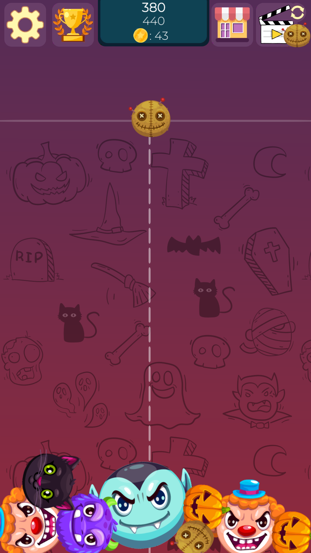 Halloween: monsters merge screenshot 5