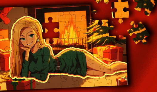 Christmas Anime Jigsaw  loading=