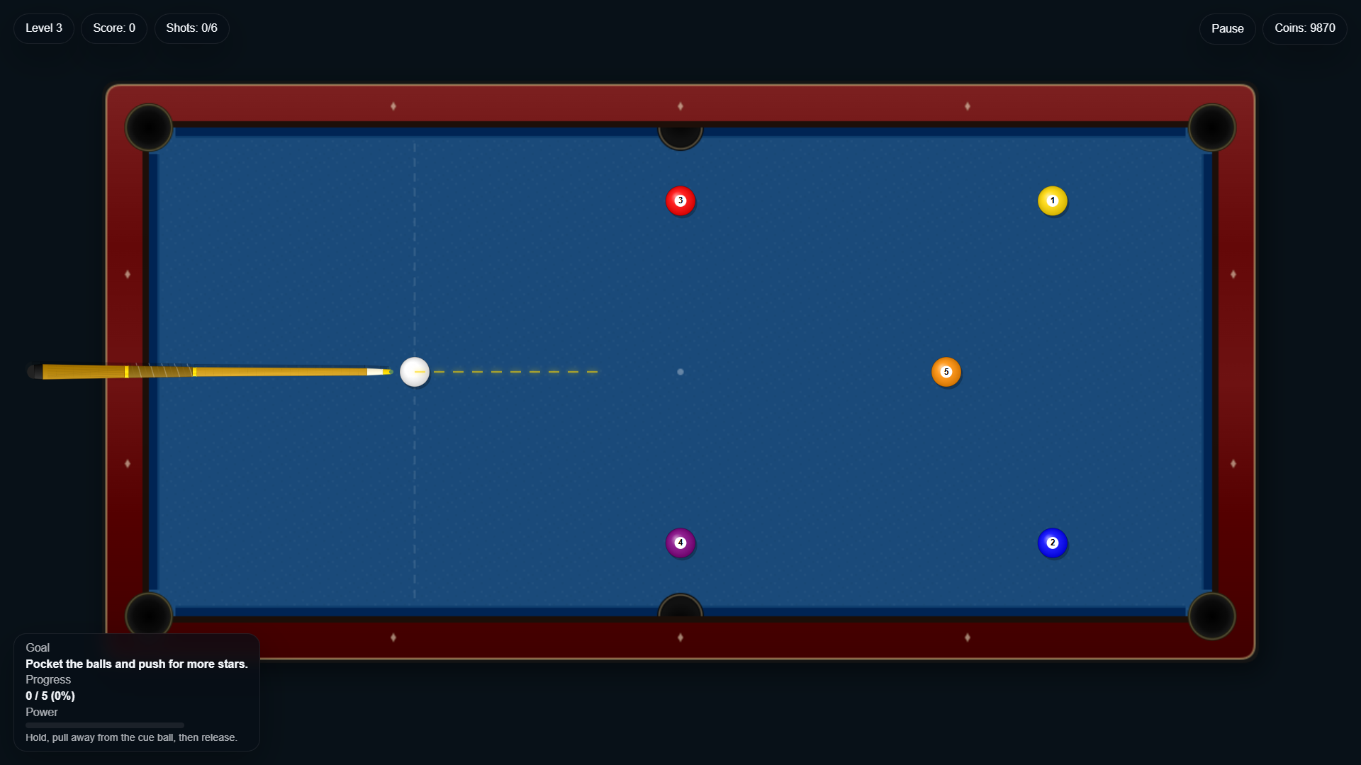Pocket Billiard: 10 Levels — screenshot 3