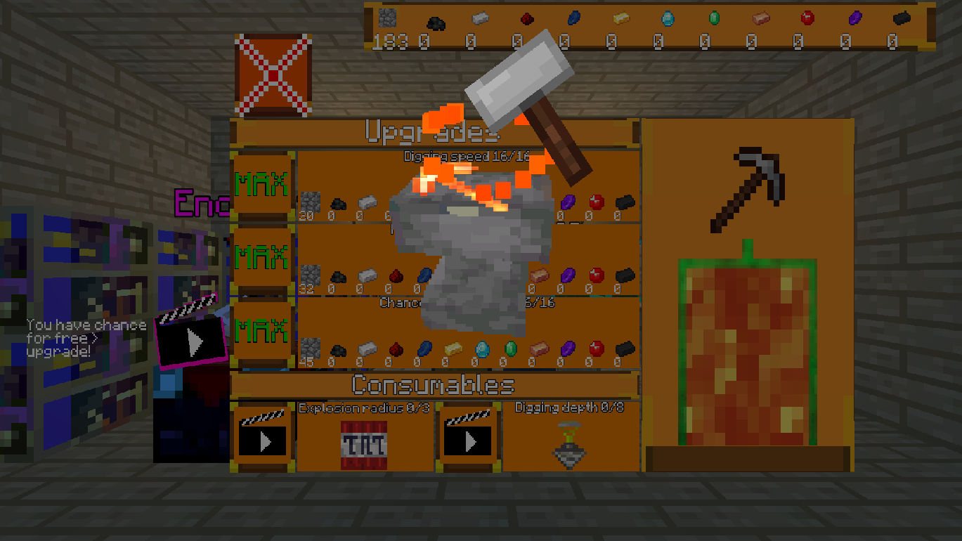 Mega-mine: Get to Bedrock! — screenshot 2