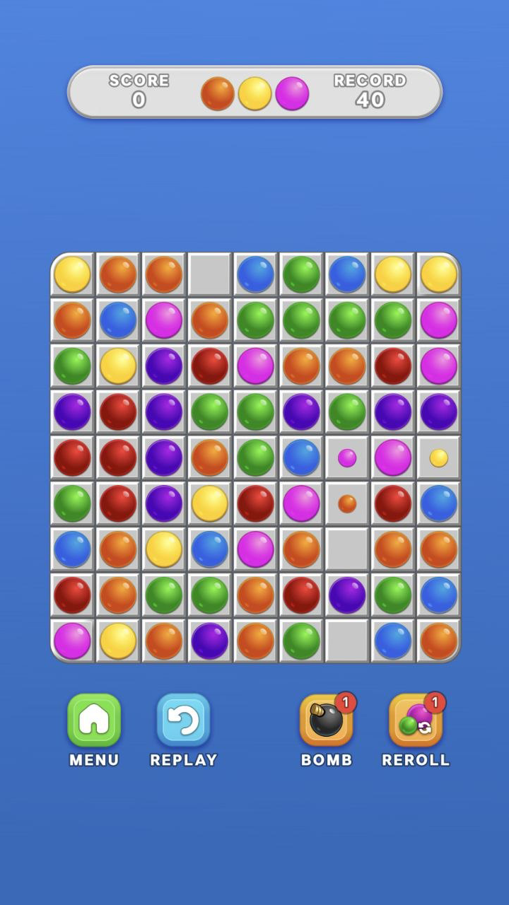 Lines 98 - Classic Color Balls screenshot 4