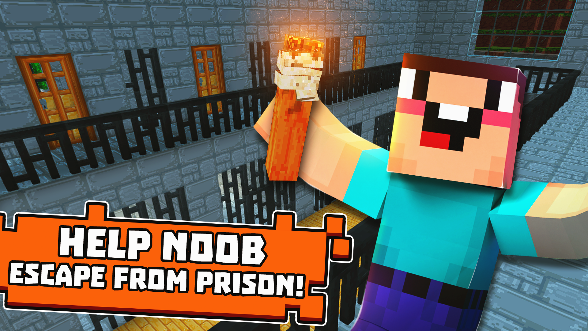 Noob Miner 3D: Jailbreak screenshot