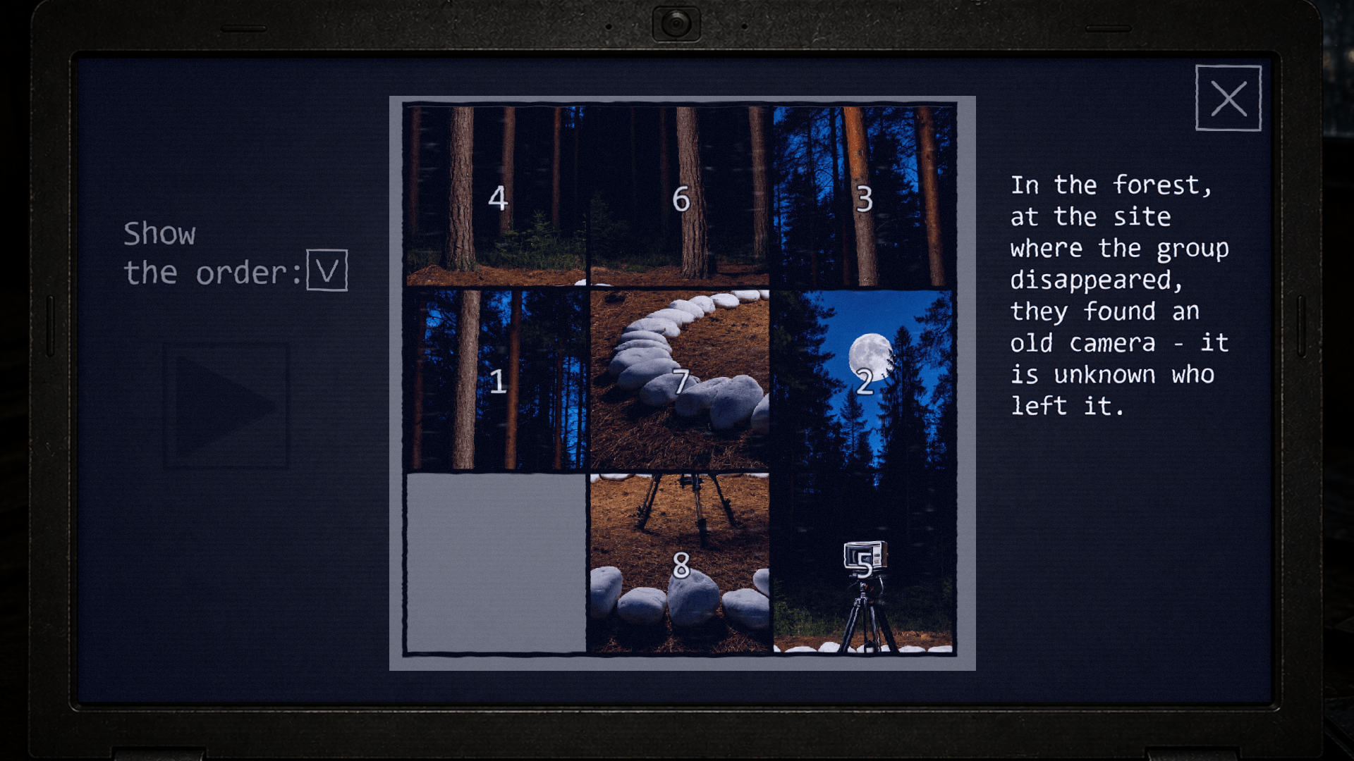 Sliding Puzzle: It was captured by the camera — screenshot 1