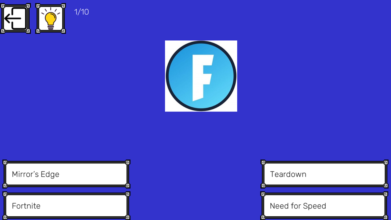 Video games: quiz — screenshot 1