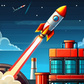 Gra Cargo Rocket 8-bit