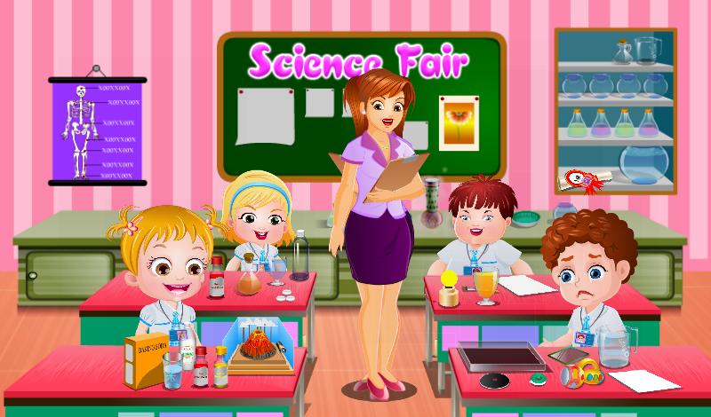 Baby Hazel Science Fair game cover