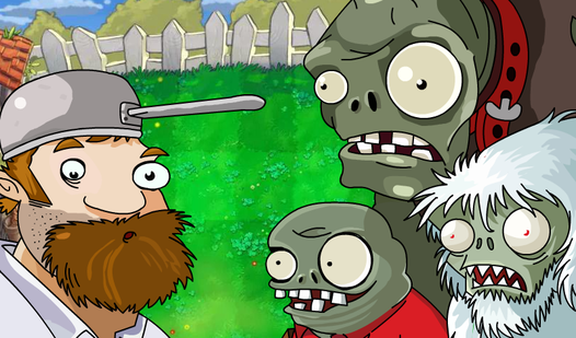 Plants vs Zombies. Storming Crazy Dave