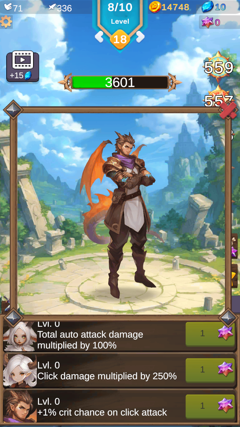 Anima Saga - Clicker RPG screenshot 10