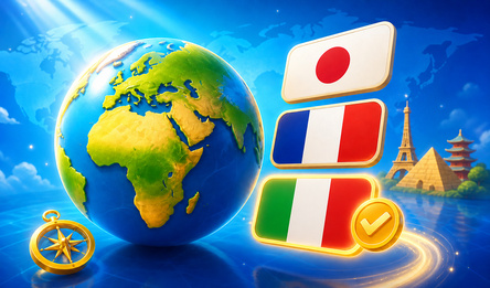 Geography quiz: countries, flags, capitals