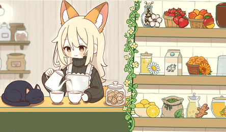 Kiki's Tea House: Animal Cafe