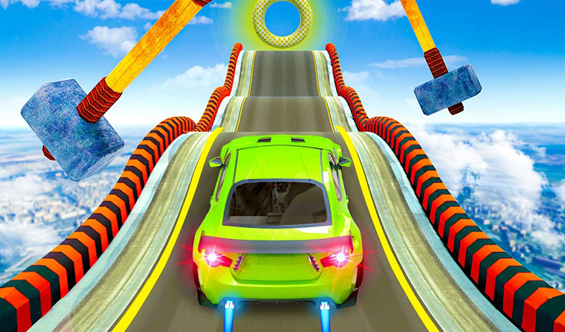Crazy Car Driving: Complete the track! game cover