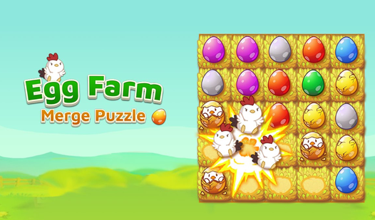 Egg Farm Merge Puzzle