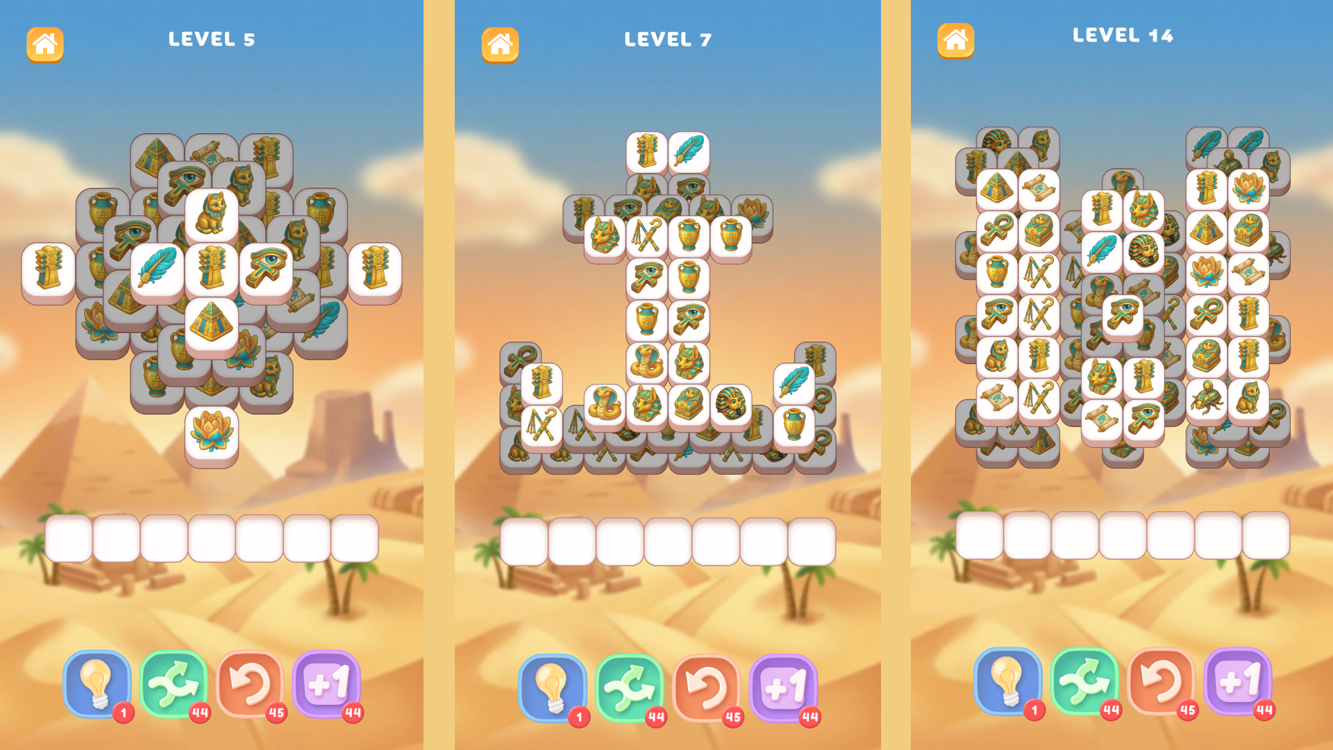 Mahjong: Mysteries of Egypt — screenshot 1