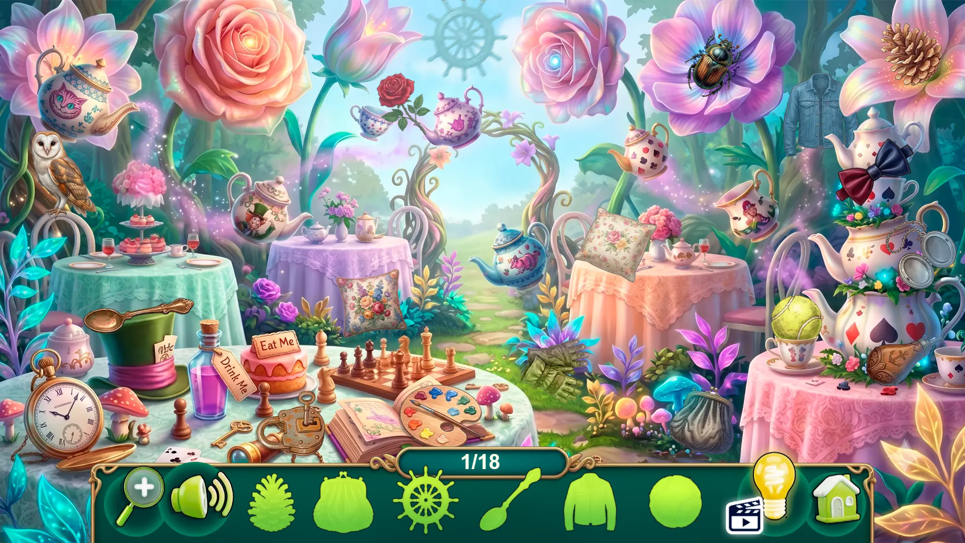 Поиск Предметов: Зачарованный Сад — screenshot 1