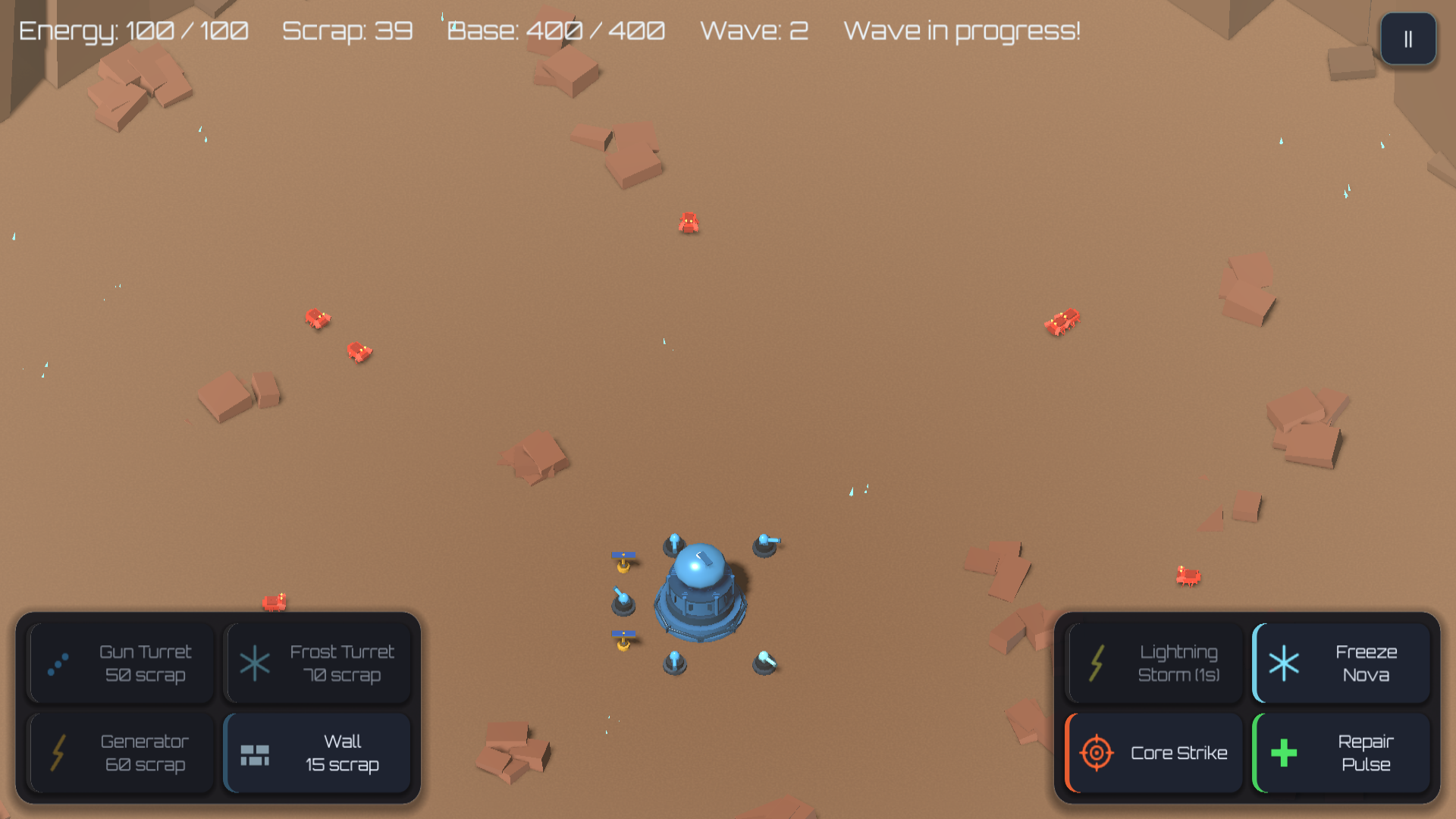 Crab Swarm Defense — screenshot 1