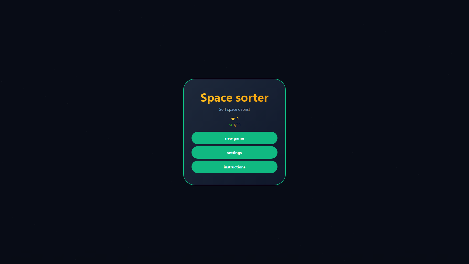 Space sorter — screenshot 3