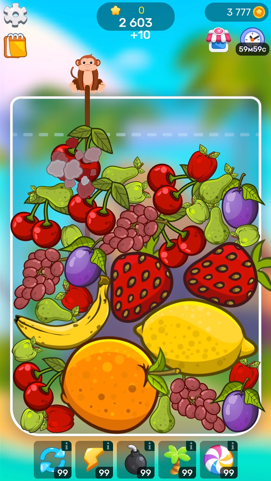 Throw and Connect: Fruit Adventures screenshot 8