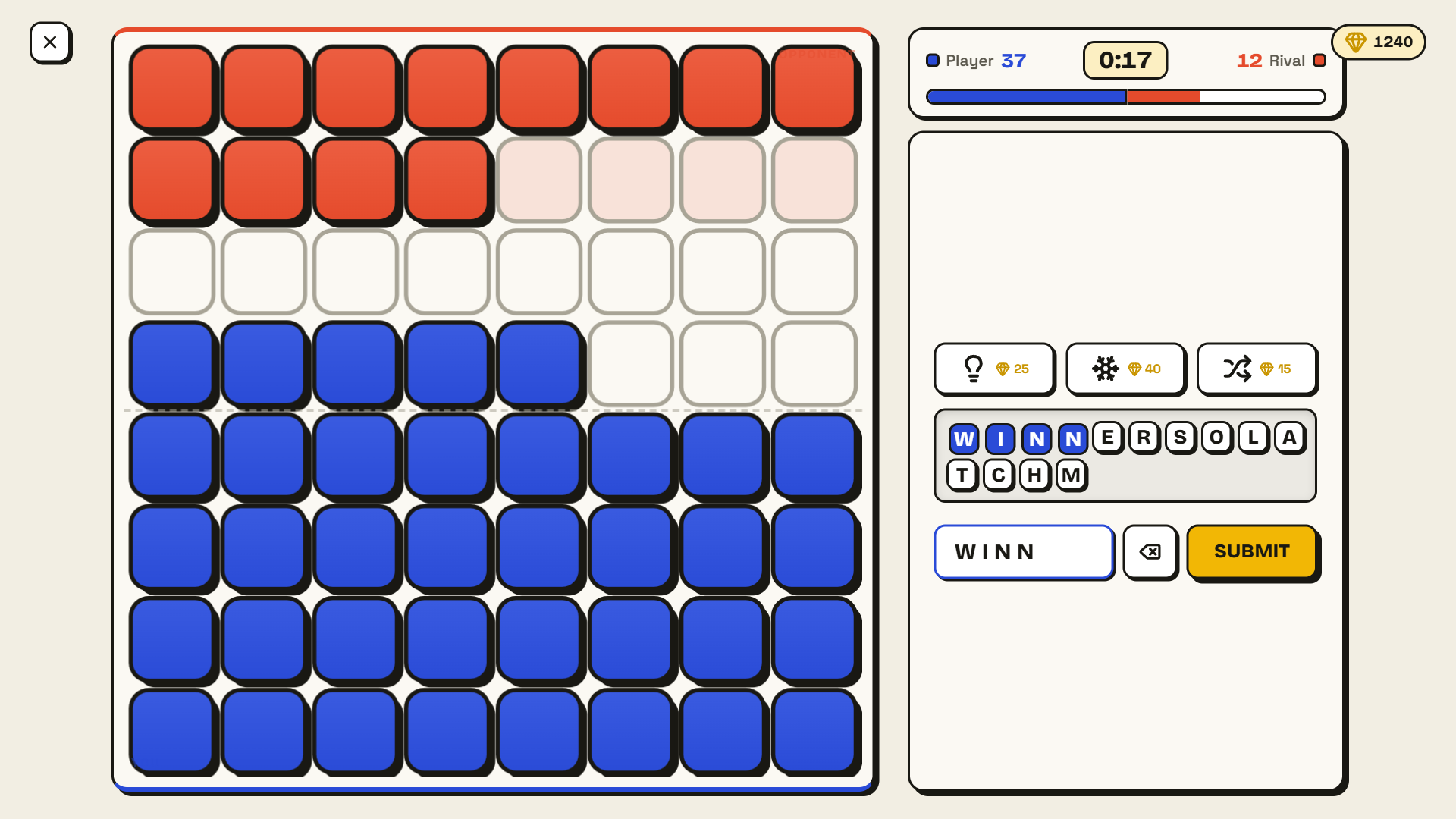 Word Territory Duel — screenshot 1