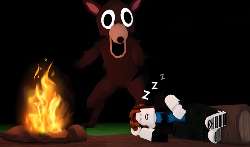 Escape from 99 Nights in the Forest: Obby game cover