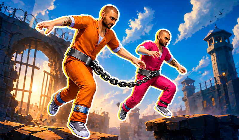 Chained Together: Escape Parkour game cover