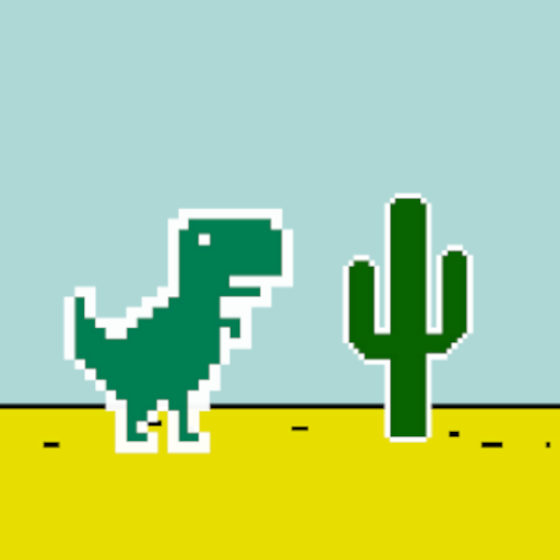 Colored Dino: Run and Jump! icon