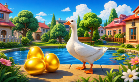Goose run!