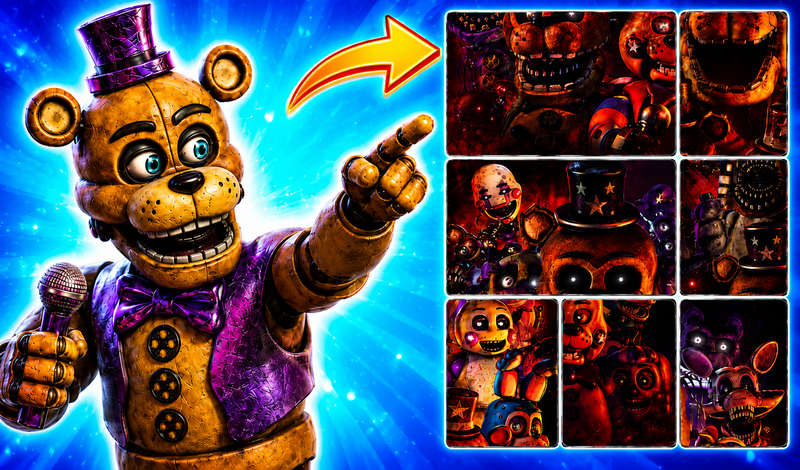 Fnaf Animatronics: Puzzles game cover