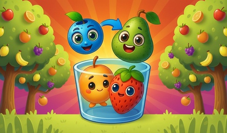 Drop Merge Fruit Characters