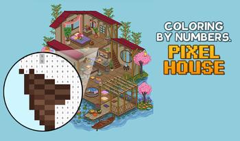 Coloring by Numbers. Pixel House