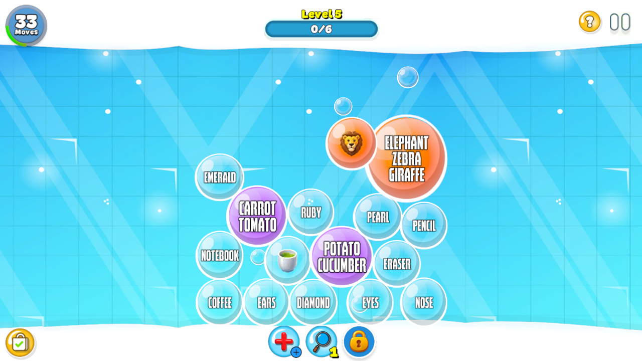 Word bubbles screenshot 3