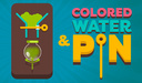 Colored Water & Pin