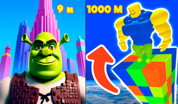 Obby High Tower: Shrek vs. SpongeBob