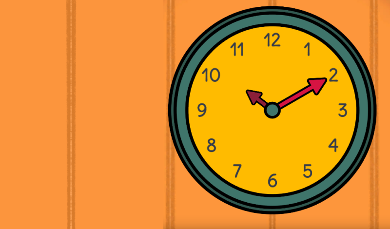 Clock. What time is it? game cover