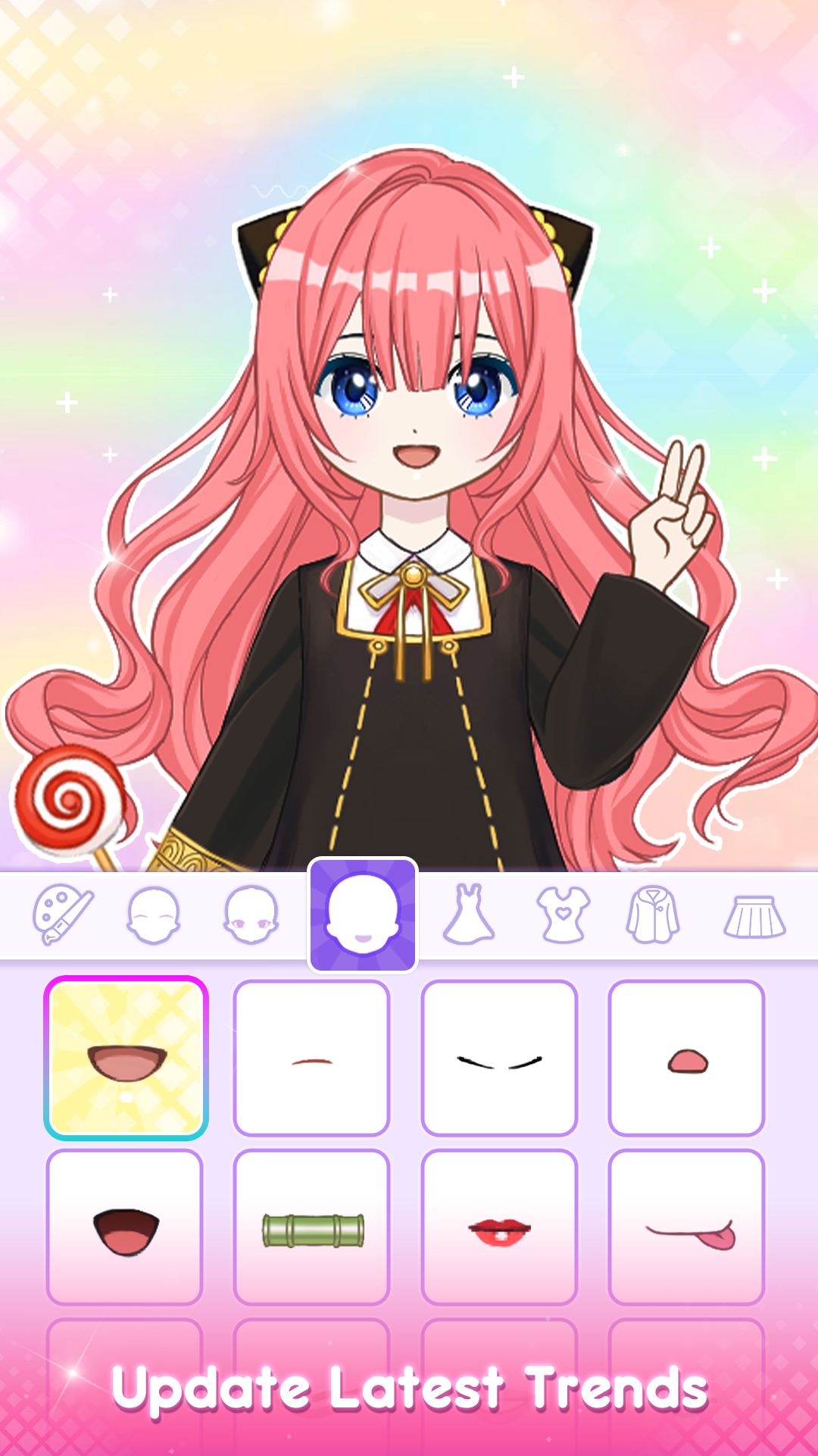 anime fashion dress up games Anime Fashion Princess Dress Up and Makeup Games