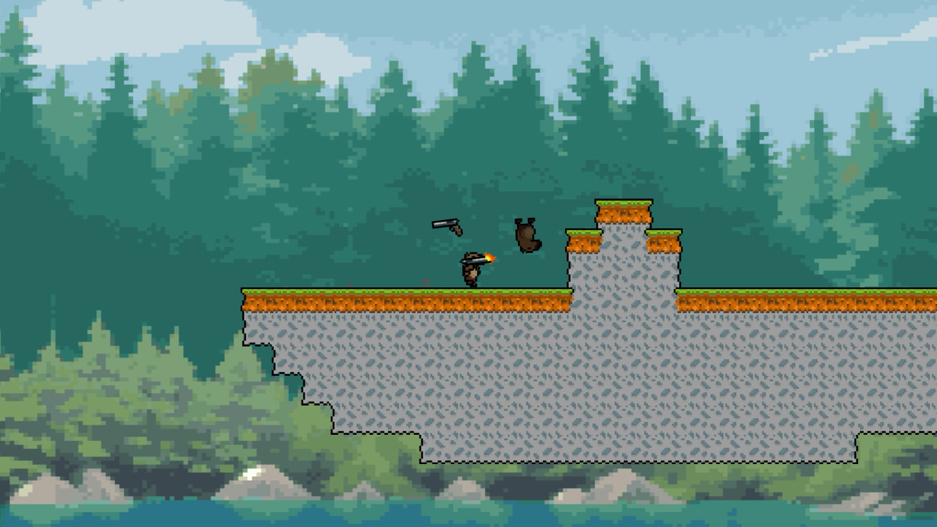 Capybaras with Guns 2. A Game for Two Players screenshot
