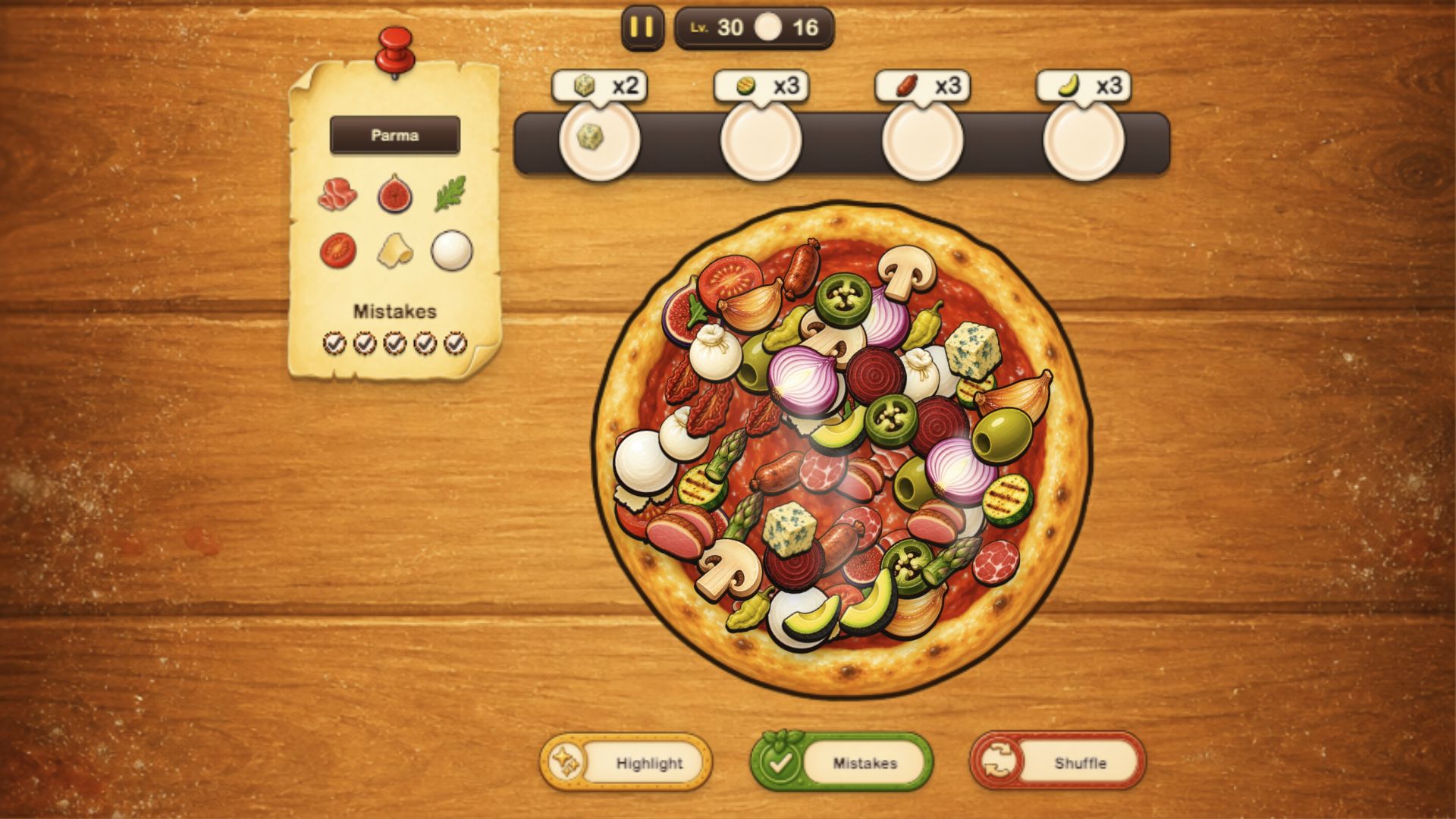 Fix Pizza: Food Sorting — screenshot 1