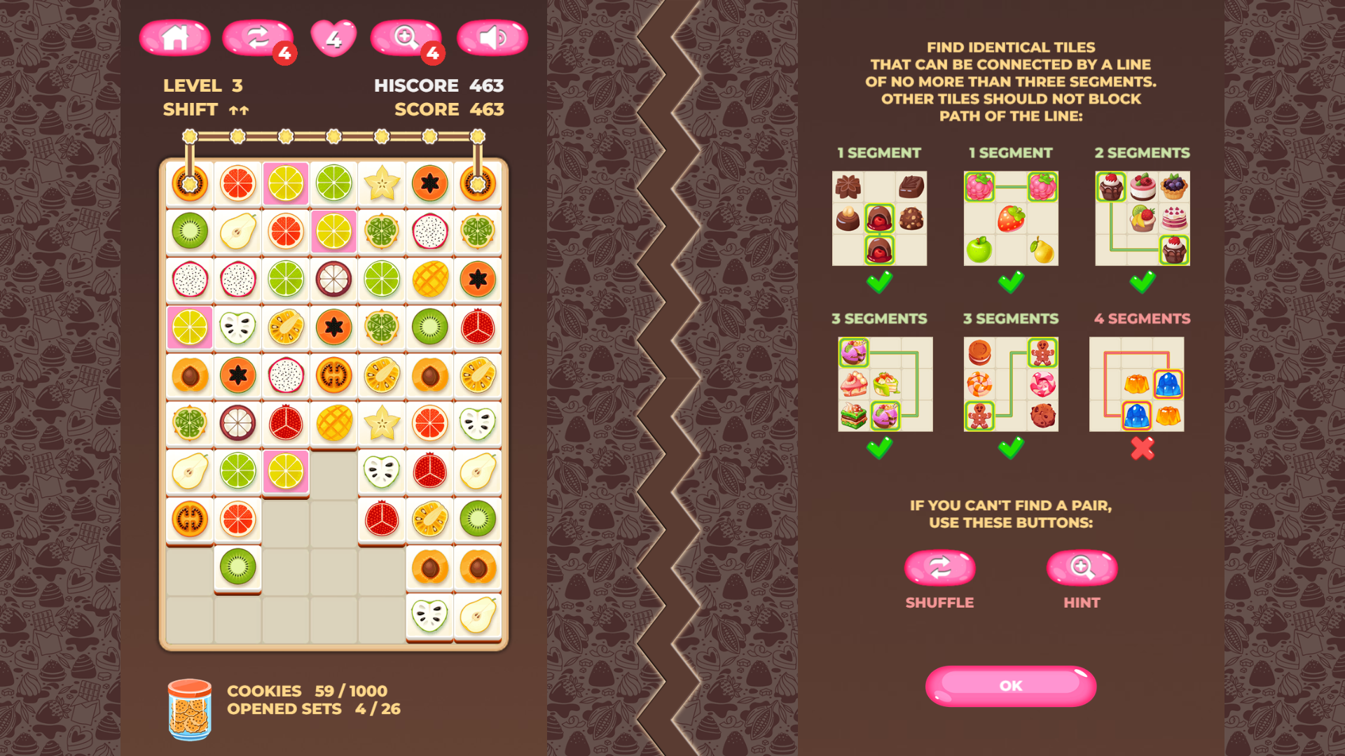 Twin Sweets Connection Master screenshot