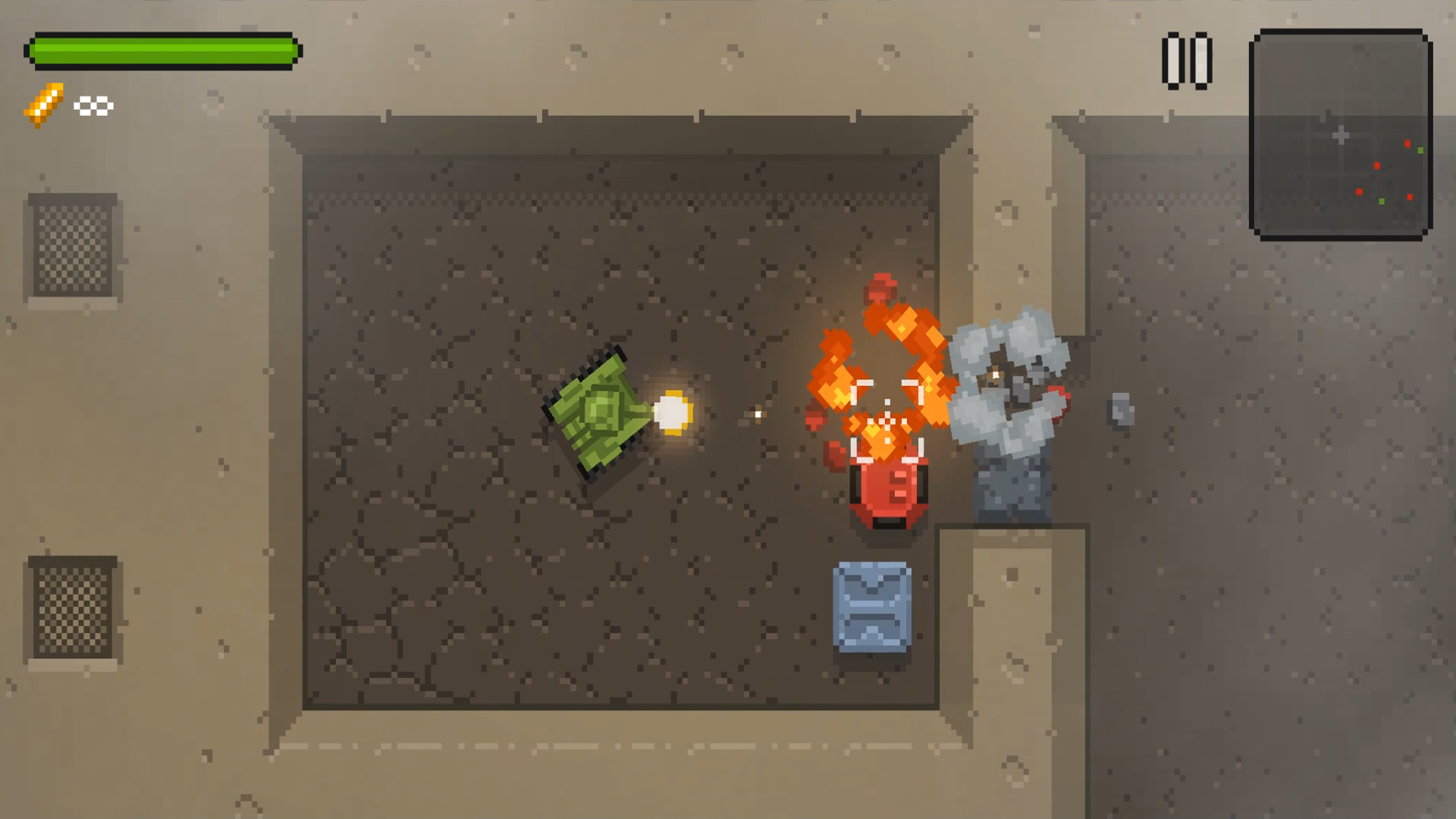 Tanks Brawl War 2D screenshot