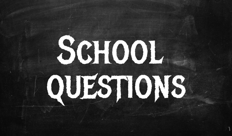 School questions game cover