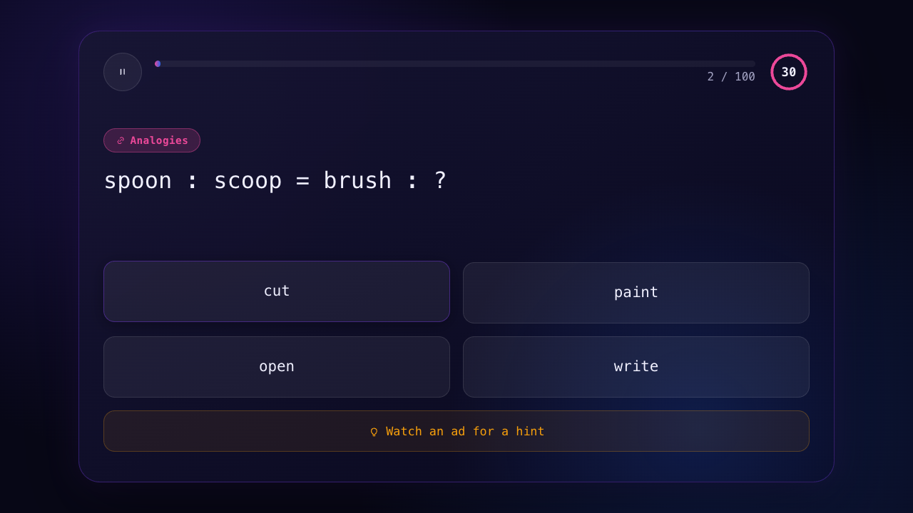 IQ Test — screenshot 1