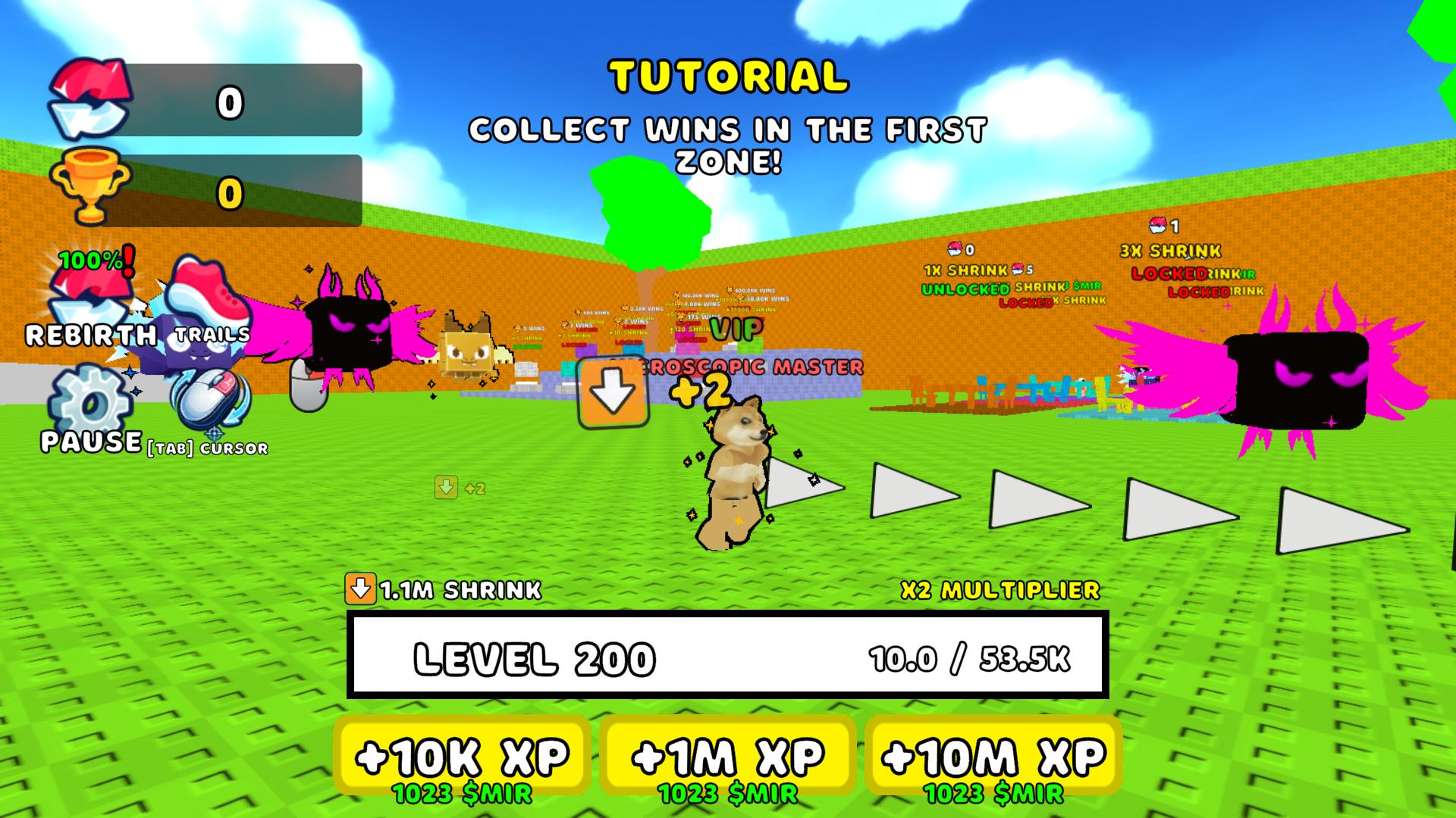 Obby: +1 Shrink per Step! — screenshot 3
