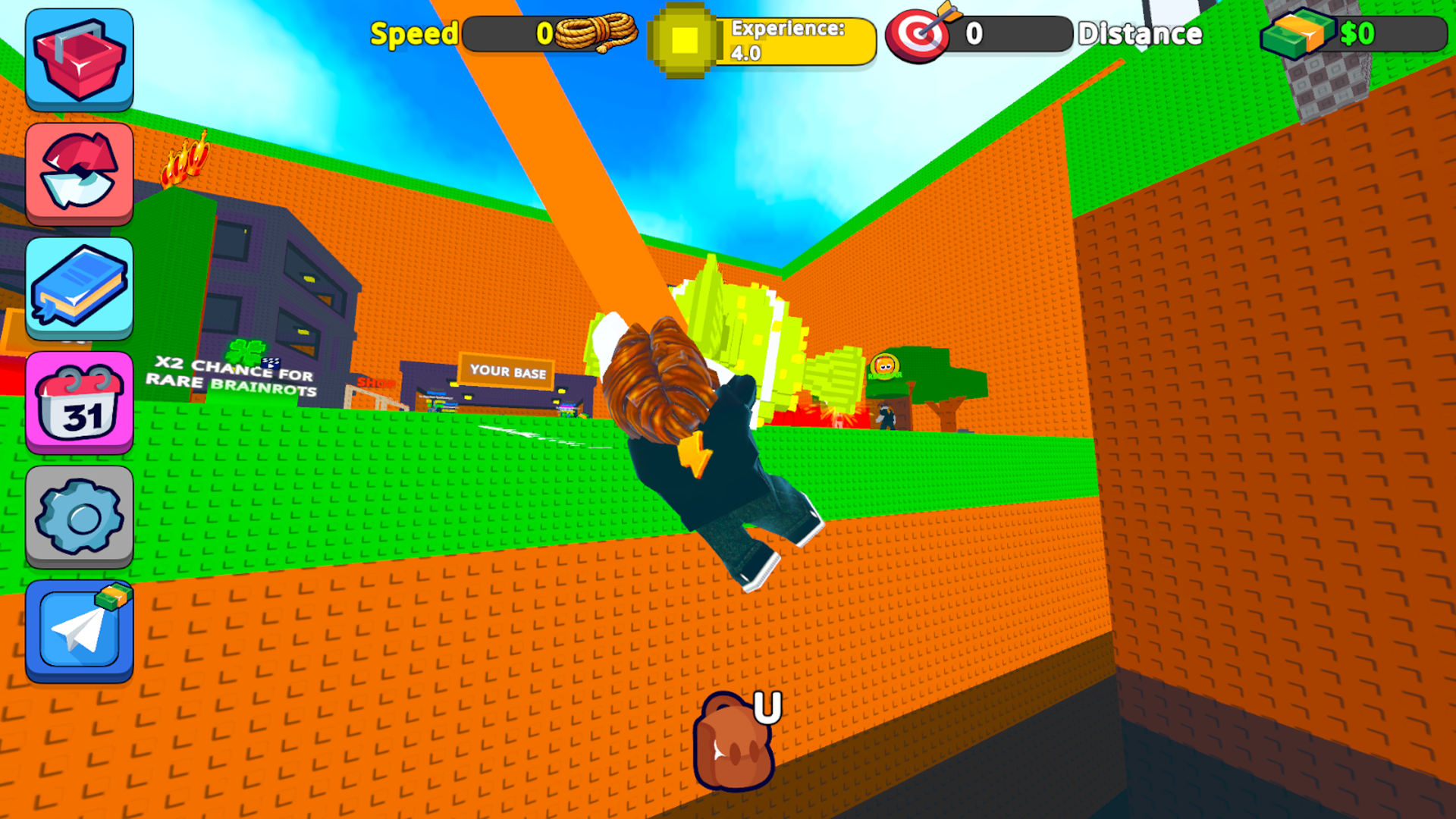 Obby: Swing for brainrots! — screenshot 1