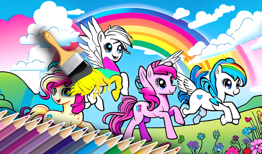 Color Game - My little pony, for kids