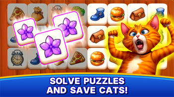 Cat Town - Tile Match Puzzle