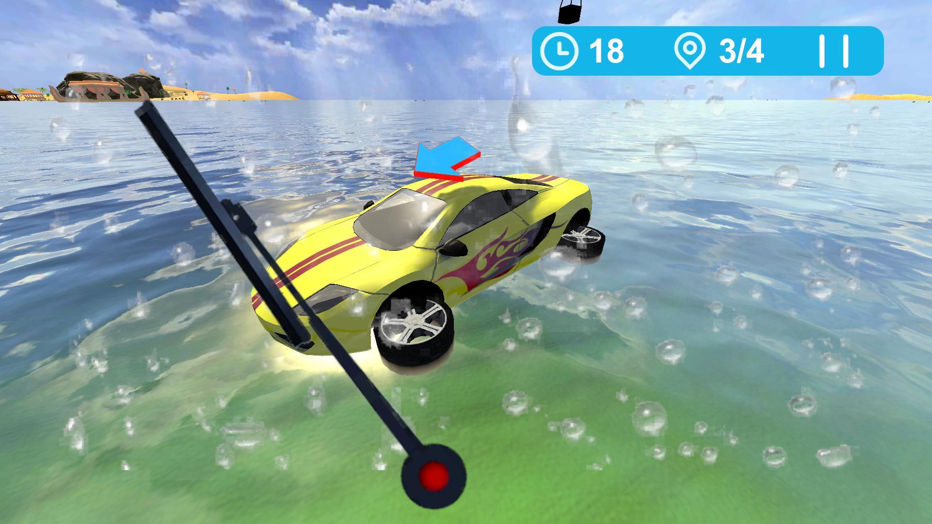Surfing by car 3D screenshot
