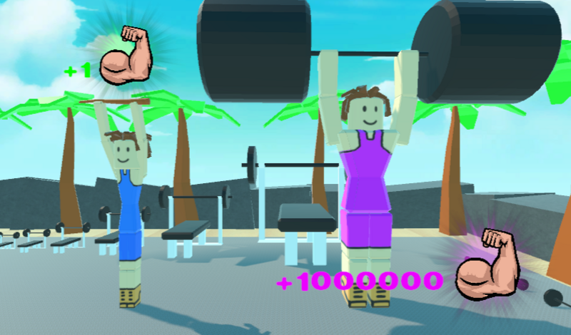 Beach gym simulator: become the strongest game cover