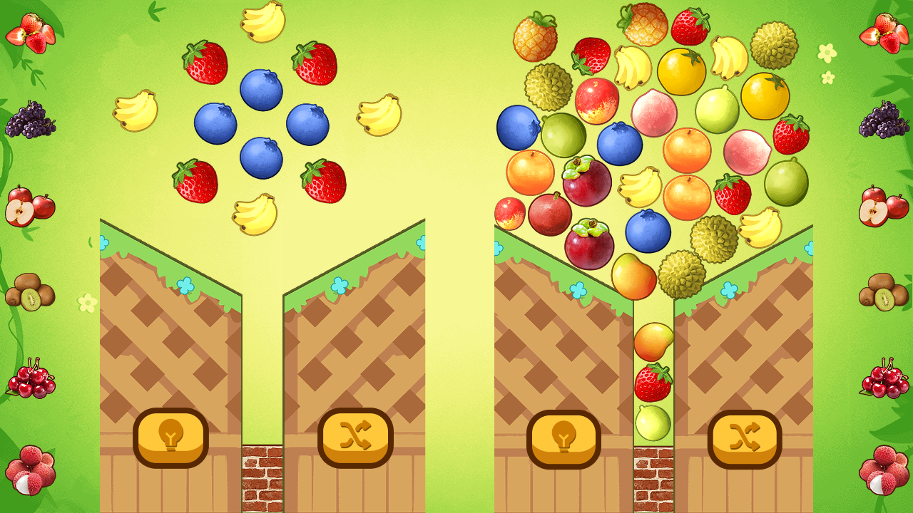 Merge Fruits & Flowers: Clear screenshot