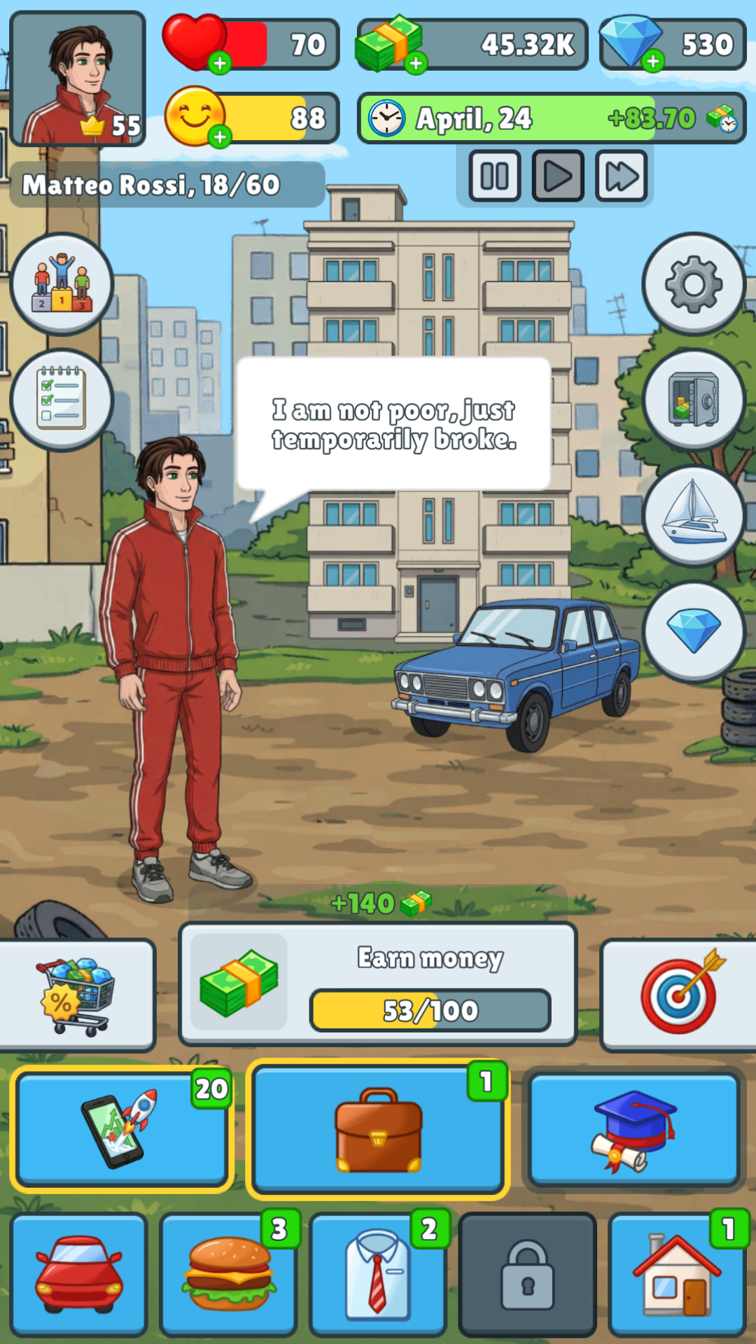 Life Simulator: Road to Riches screenshot 7