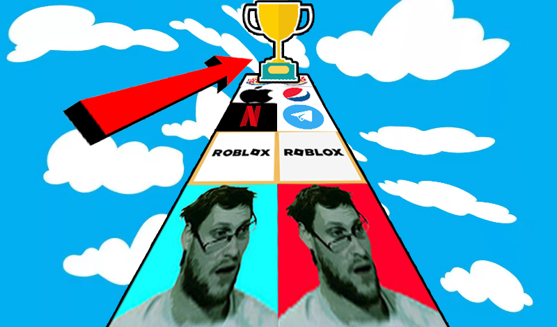 Robbie for two: Choose the right logo game cover